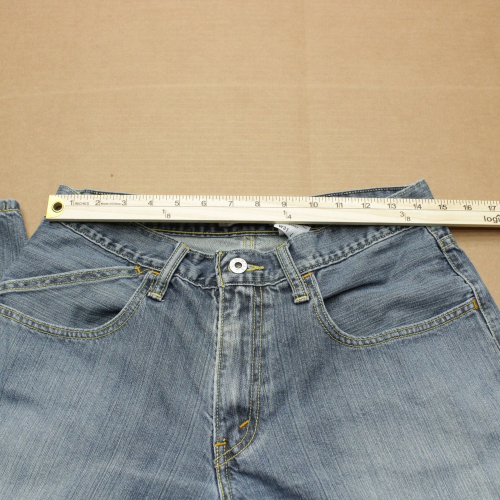 Levis Vintage Silver Tab Baggy Jeans Mens Sz 31x32 Medium Wash Loose Denim Y2K - Picture 5 of 9